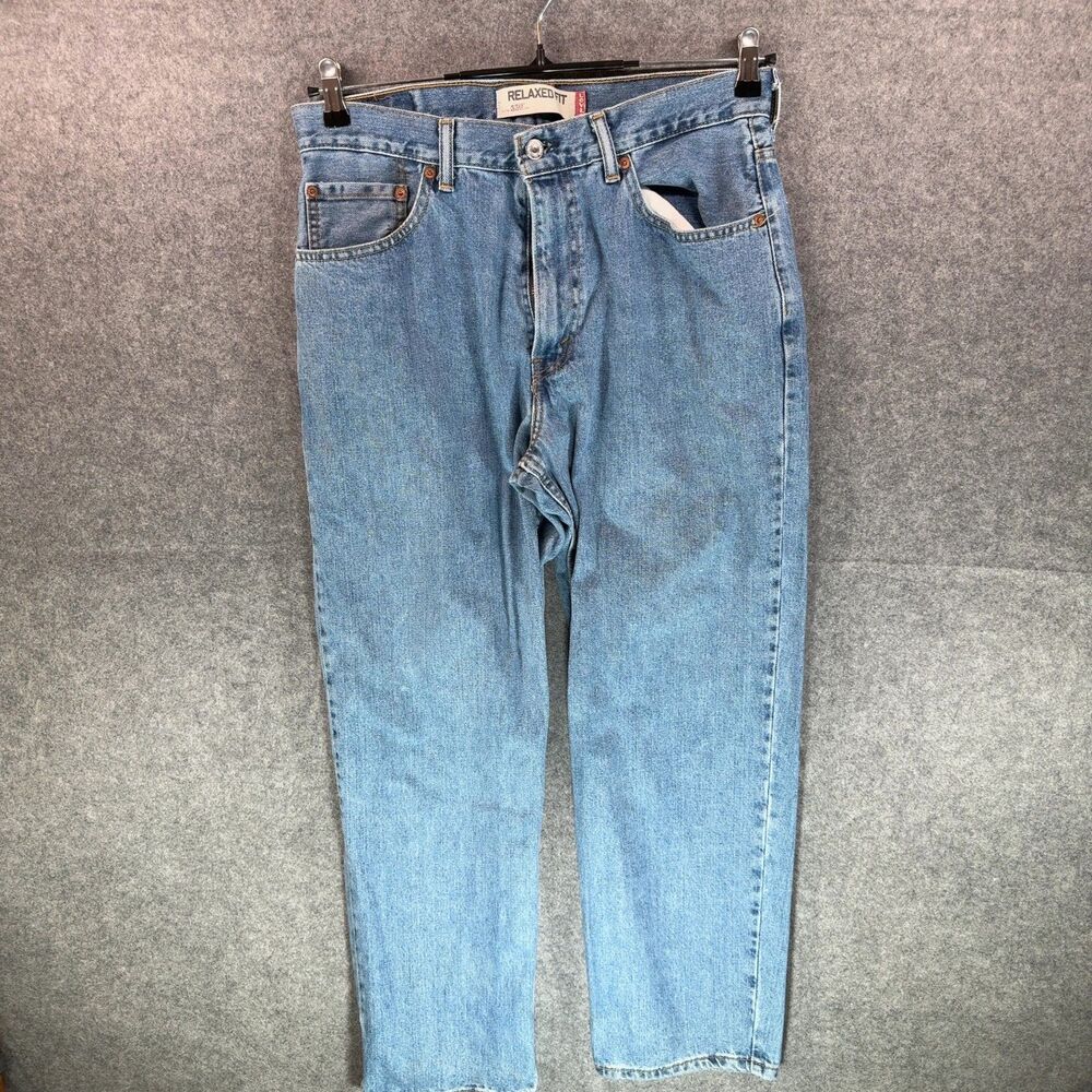 Levi's 550 Relaxed Fit Jeans - Light Wash Denim 34x30